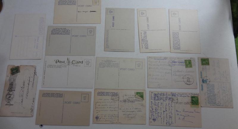 Philadelphia Pennsylvania Lot of 44 Postcard 1906-1952 Betsy Ross Franklin 