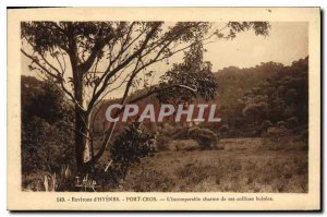 Postcard Old vicinity of Hyeres Port Cros the incomparable charm of its woode...