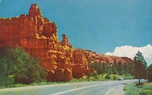 Highway In Red Canyon Bryce Canyon National Park Utah