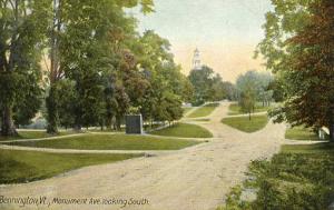 VT - Old Bennington. Monument Avenue looking south