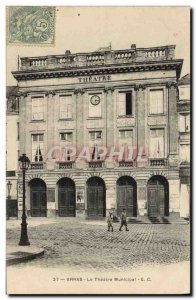 Postcard Old Town Theater Arras