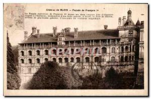 Old Postcard Chateau de Blois Facade of Francois I.