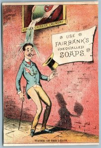 FAIRBANKS SOAPS ANTIQUE ADVERTISING VICTORIAN TRADE CARD