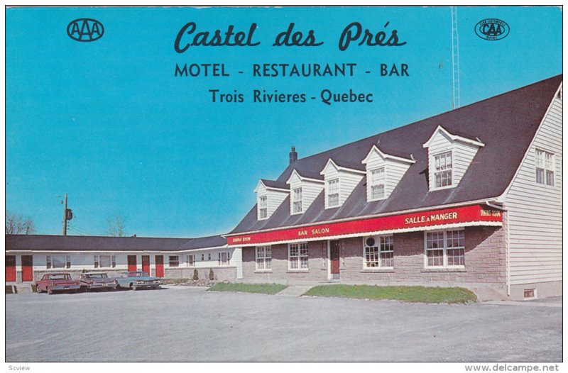 Exterior,  Castel des Pre's,  Motel- Restaurant- Bar,  Troi Rivieres,  Quebec...