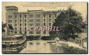 Old Postcard Nogent sur Seine (Aude) Great Mills Brothers Sassot on the arm L...