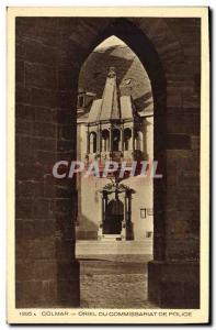 Old Postcard Colmar Oriel's Commissariat De Police