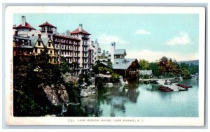 1905 Lake Mohonk House Side View Lake Mohonk New York NY Posted Vintage Postcard