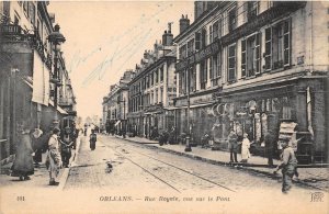 br107456 orleans rue royale vue sur le pont france