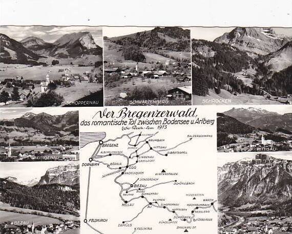 Austria Der Bregenzerwald Multi View Real Photo