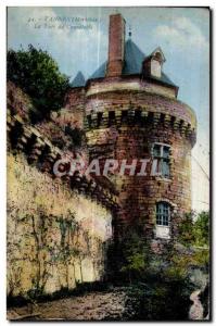 Old Postcard Vannes (Morbihan) tower connetable