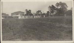 Baseball Game at Sullivan Square Boston MA Blue Jackets Watching RPPC c1910