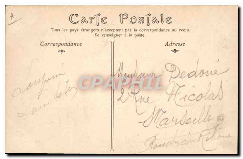 Old Postcard Greves Mont Saint Michel Car Genets