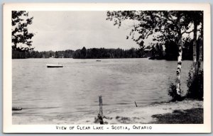 Postcard RPPC c1940s Scotia Ontario Clear Lake Scenic Parry Sound District 2