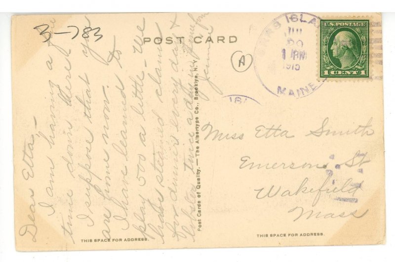 ME - Orr's Island. Looking Seaward