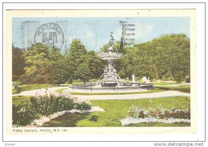 Public Gardens, Halifax, Nova Scotia, Canada, PU-1953