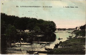 CPA Levallois Perret Ile de la Jatte (1311181)