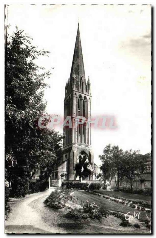 Postcard Modern Bernieres sur Mer The Church