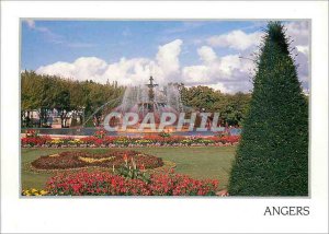 Postcard Modern Angers (Maine et Loire) Jardin du Mail