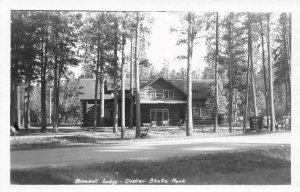RPPC BLUEBELL LODGE Custer State Park, South Dakota 1940s Vintage Postcard