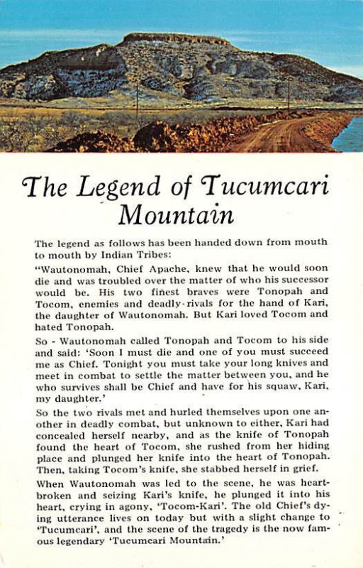 Tucumcari Mountain Tucumcari, New Mexico NM