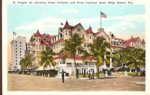 FL E. Flagler Str. Hotel Halcyon & First National Bank MIAMI