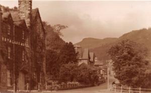 BETTWS Y COED WALES UK~ROYAL OAK STREET VIEW ACROSS BRIDGE~JUDGES PHOTO POSTCARD