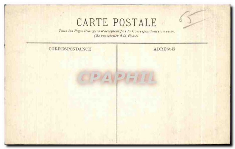 Postcard Cauterets Old Town Hall