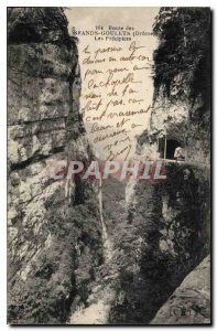 Old Postcard Route Grand Goulets Drome precipices