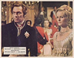 Rod Steiger Christopher Plummer Waterloo Film 1970 Lobby Card
