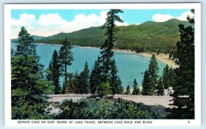 LAKE TAHOE, NV CA   View of ZEPHYR COVE~LAKE   c1920s  Douglas County   Postcard