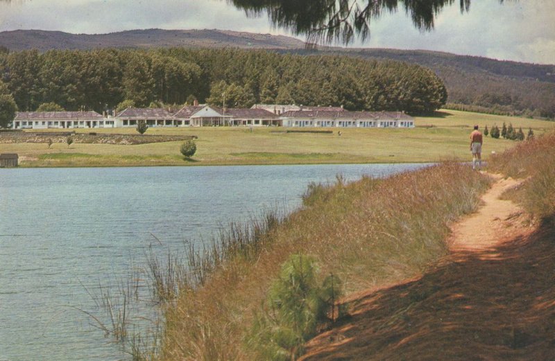 Troutbeck Inn Rhodesia from Trout Lake Rare Postcard