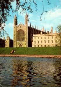 England Cambridge King's College Chapel and Gibb's Building 1975