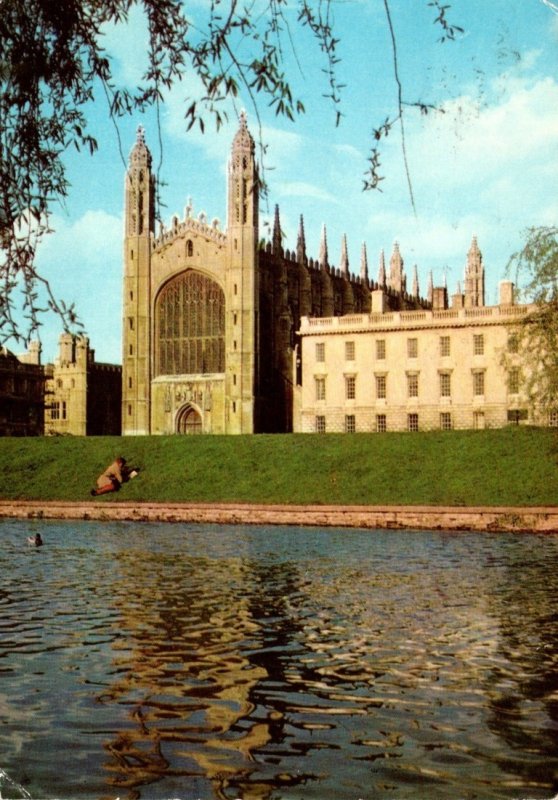 England Cambridge King's College Chapel and Gibb's Building 1975