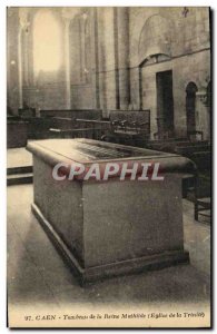 Old Postcard Caen Queen Mathilde Tomb Church of the Trinity