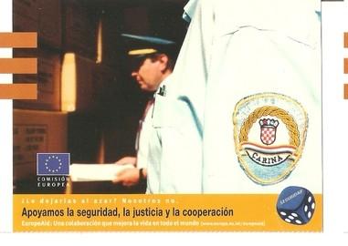 Postal 047745 : EuropeAid.apoyamos la seguridad la justicia y la cooperacion