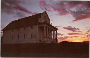 Sunset at Old Cataldo Mission, Sacred Heart, Coeur d'Alene, Idaho