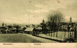 Netherlands Ootmarsum Panorama Vintage Postcard 08.50