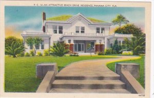 Florida Panama City Attractive Beach Drive Residence 1939