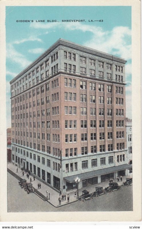 SHREVEPORT , Louisiana , 1910s ; Gidden's Lane Building