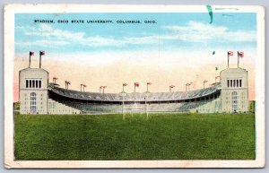 K49/ Columbus Ohio State University Postcard c1929 Football Stadium 103