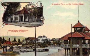 Postcard Senate House at Kingston Point on the Hudson River New York~128351