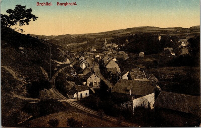 Brohltal Burgbrohl Antique Postcard DB UNP Unused 