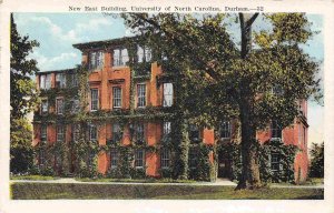 New East Building University North Carolina Durham NC 1946 postcard