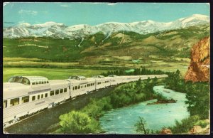 42320) CALIFORNIA ZEPHYR Diesel-Powered Stainless Steel Train - pm1958 - Chrome