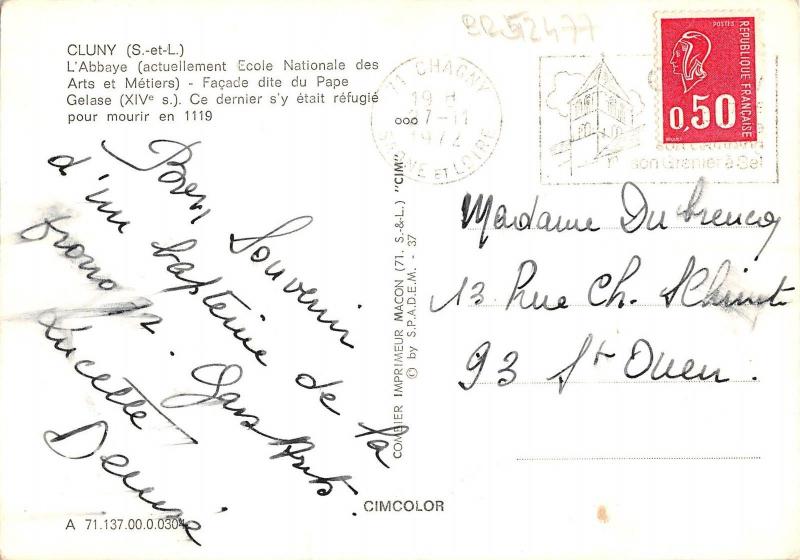 BR52477 Cluny l abbaye      France