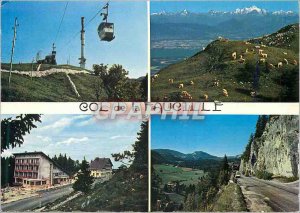 Modern Postcard The Col de la Sickle (Ain) alt 1323m and 1600m alt Mont Rond ...