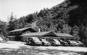 RPPC BIG SUR LODGE Monterey County California Laws Photo c1950s Vintage Postcard