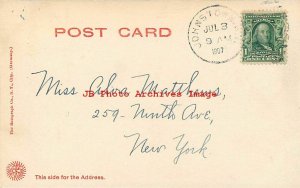 NY, Johnstown, New York, Kolaneka Hotel, 1907 PM, Rotograph No A 4314a