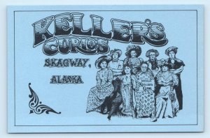 SKAGWAY, Alaska AK ~ Advertising KELLER'S CURIOS Gift Shop 4x6 Postcard