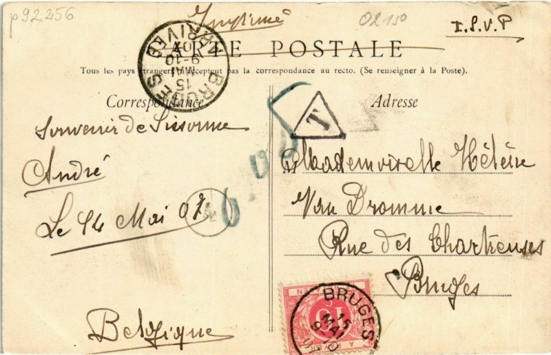 CPA Camp de Sissonne Allée des Tentes (992256)